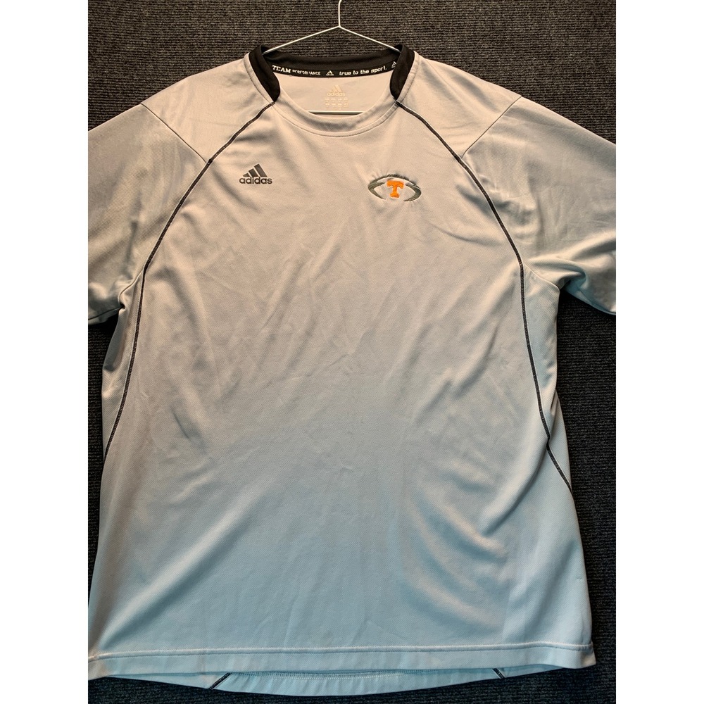 Adidas Tennessee Volunteers Shirt Mens XL Grey NCAA Training Climalite Gorpcore